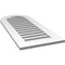 Ekena Millwork Round Top Surface Mount PVC Gable Vent: Functional, w/ 3-1/2"W x 1"P Standard Frame, 18"W x 42"H GVPRT18X4201SF - alternate 4